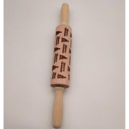 Rolling Pin Christmas Embossing (Option: Merry Christmas 43cm)