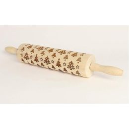 Rolling Pin Christmas Embossing (Option: 14style 43cm)
