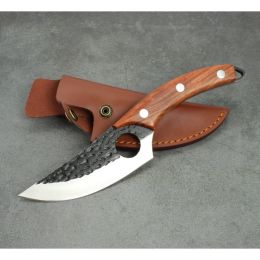 Forged Small Kitchen  Boning Knife (Option: BoningKnife LeatherCaseL)