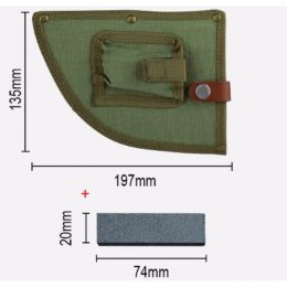 Stainless Steel Meat Cleaver Chef's Knife Cleaver (Option: Sheath stone set)