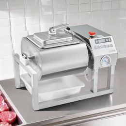 Vacuum Meat Tumbler Marinator Machine 20L For Chicken Steak Fish Commercial Use (Option: Silver)