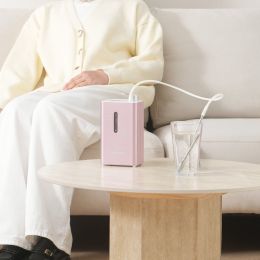 Hydrogen Inhalation Machine 99.99% High Purity 180ml/min Portable Hydro (Option: Pink)