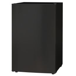 4.5 Cu.Ft Mini Fridge, Single Door Refrigerator with Freezer, Wheels, Adjustable Thermostat, Reversible Door, Black (Option: Black-560x590x920 mm)